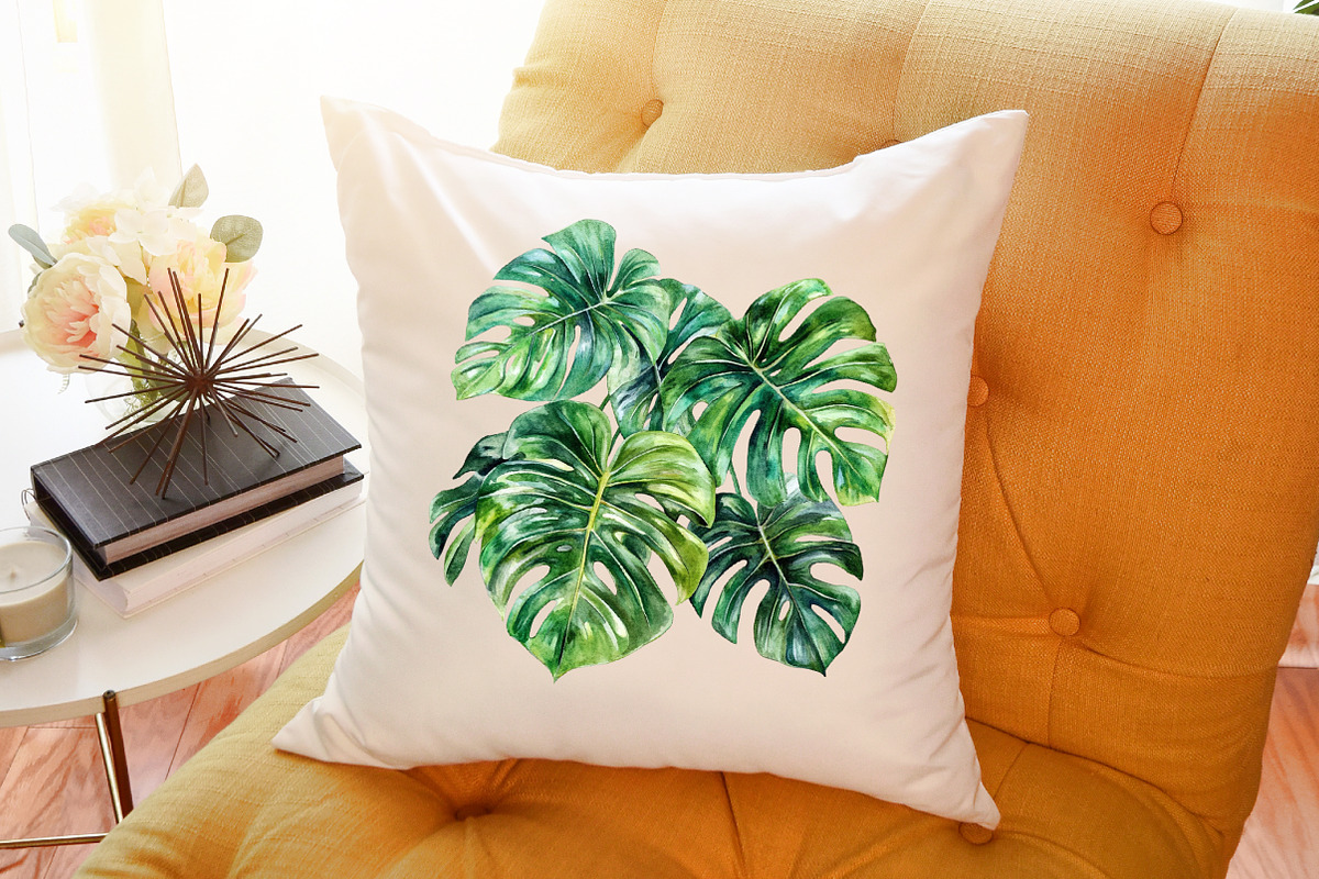 Tropical Floral Watercolor Clipart S, an Illustration by Sublimation Artist (Photo 6 of 6)