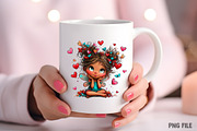 Valentines Fairy Clipart, an Illustration by Craft Nest (Thumbnail 8 of 11)