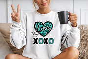 Valentine Love Xoxo Sublimation Png, a Seasonal Illustration by YA Design (Thumbnail 2 of 4)