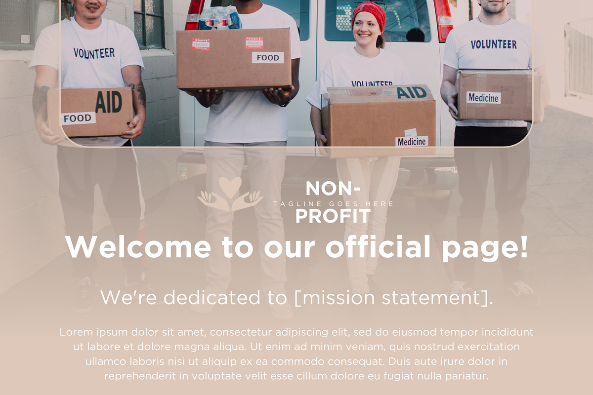 NON PROFIT SOCIAL MEDIA POSTS, a Social Media Template by Daring Digies (Photo 7 of 9)