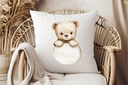 Watercolor Boho Teddy PNG, an Illustration by DreamCafeArt (Thumbnail 6 of 7)