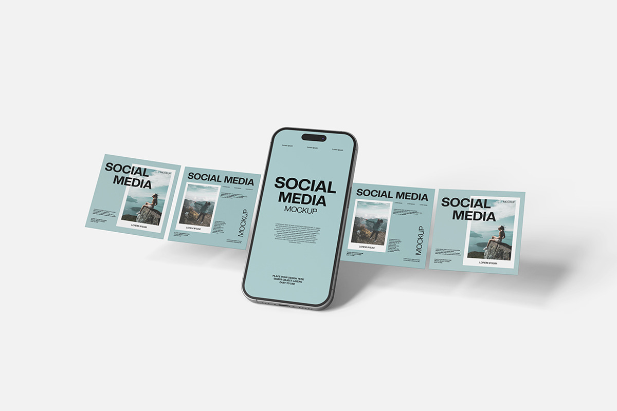 Social Media Mockup, a Product Mockup by Indah (Photo 4 of 6)