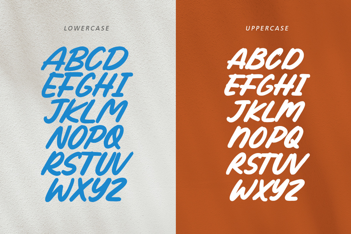 Jambrets - All Caps Brush Font, a Handwritten Font by Weape Studio (Photo 4 of 7)