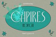 Capires Rough, a Sans Serif Font by Craft Supply Co. (Thumbnail 1 of 8)
