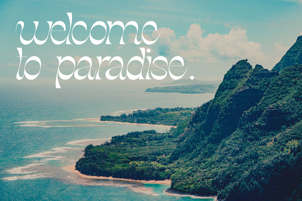 Sunshower Dreams - Exotic Font, a Script Font by Tropical Type (Photo 12 of 13)