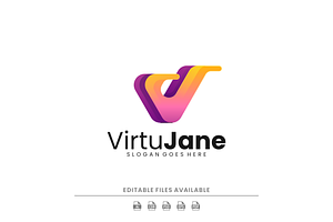Gradient Modern Letter V Logo Design, a Branding & Logo Template by Artnivora.Std