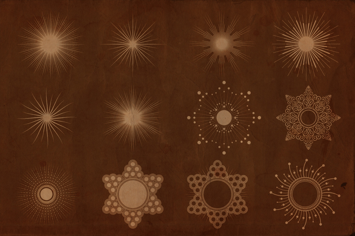 Sunbursts Shapes Vol.1 preview 3