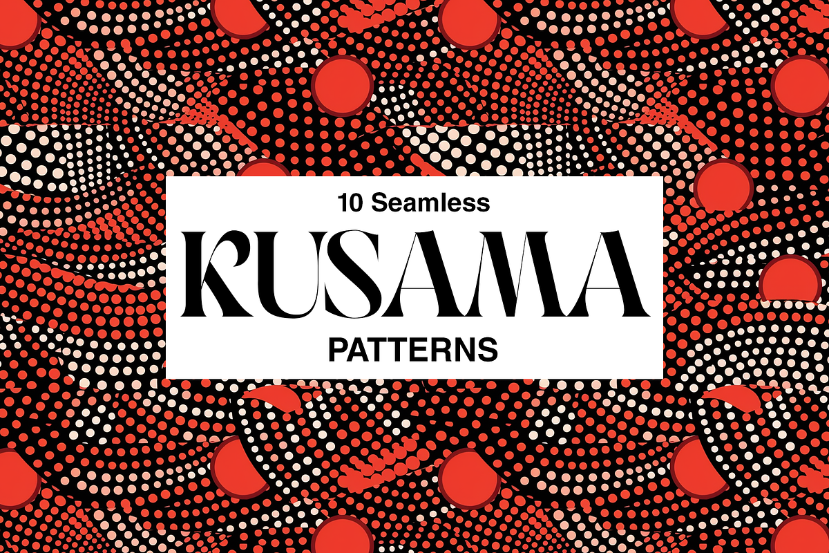 10 Art Series Patterns: Kusama, a Pattern Graphic by Motifs (Photo 8 of 12)