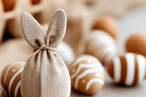 Minimalist rustic Easter decoration, a Holiday Photo by MistyDay