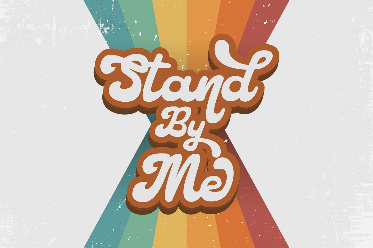 Retro Music - Retro Font, a Script Font by Densu Creative (Photo 3 of 6)