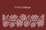 Lace seamless patterns, cliparts., a Pattern Graphic by Ajuga (Thumbnail 8 of 8)
