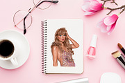 Taylor Swift Illustration, a Person Illustration by BigArtLab (Thumbnail 3 of 3)