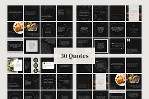 Food Instagram Marketing Templates