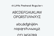 A Little Freehand Font, a Handwritten Font by Kassy (Thumbnail 2 of 10)