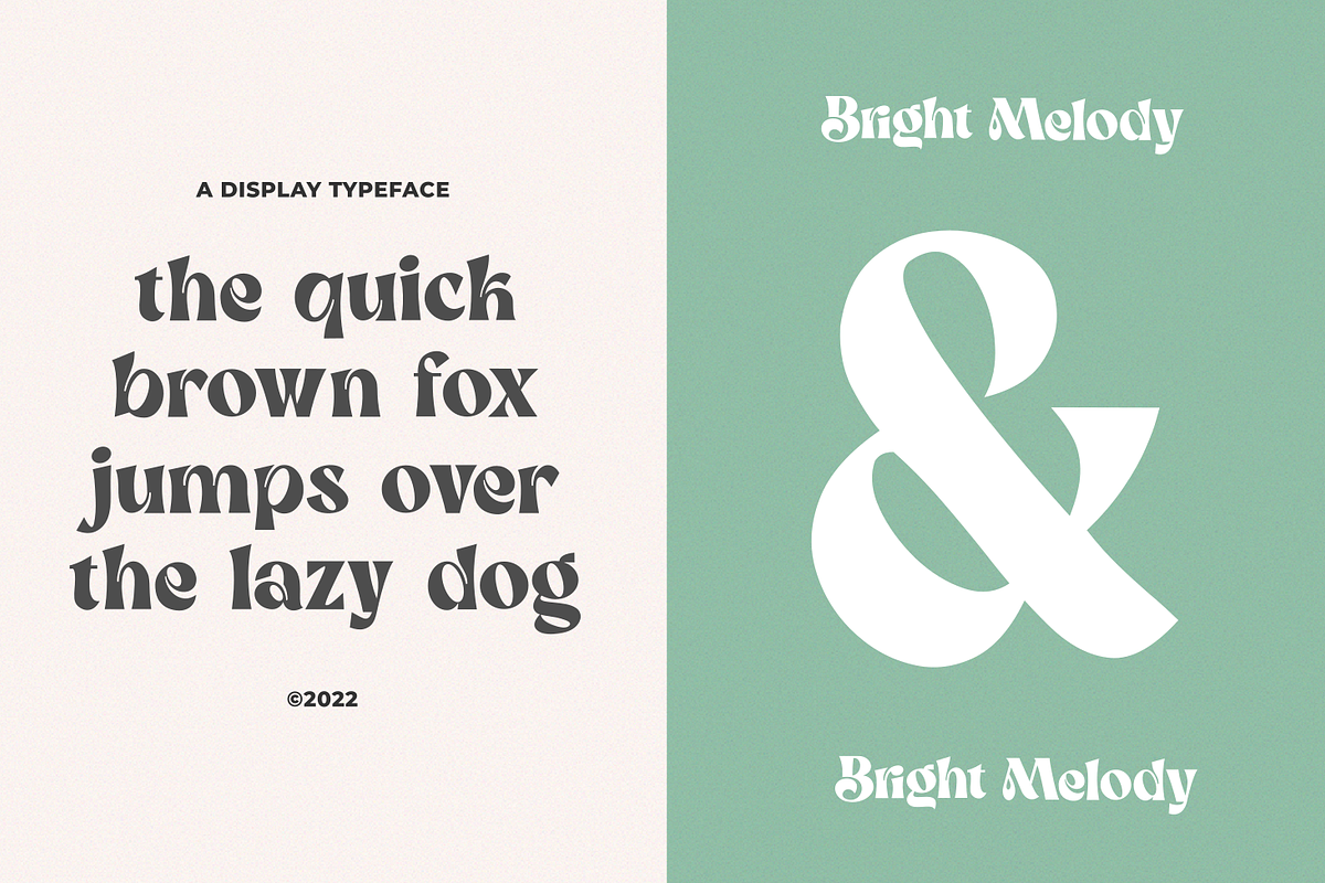 Bright Melody A Display Typeface, a Serif Font by zeenesia (Photo 13 of 18)