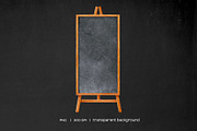 Watercolor school chalkboard clipart, an Education Illustration by Art and Funny (Thumbnail 3 of 3)