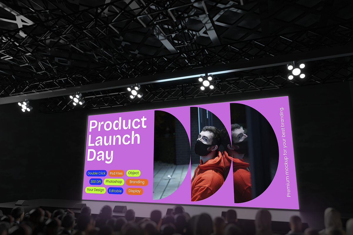Backdrop Mockup, an Advertising Mockup by Unerispace (Photo 3 of 4)
