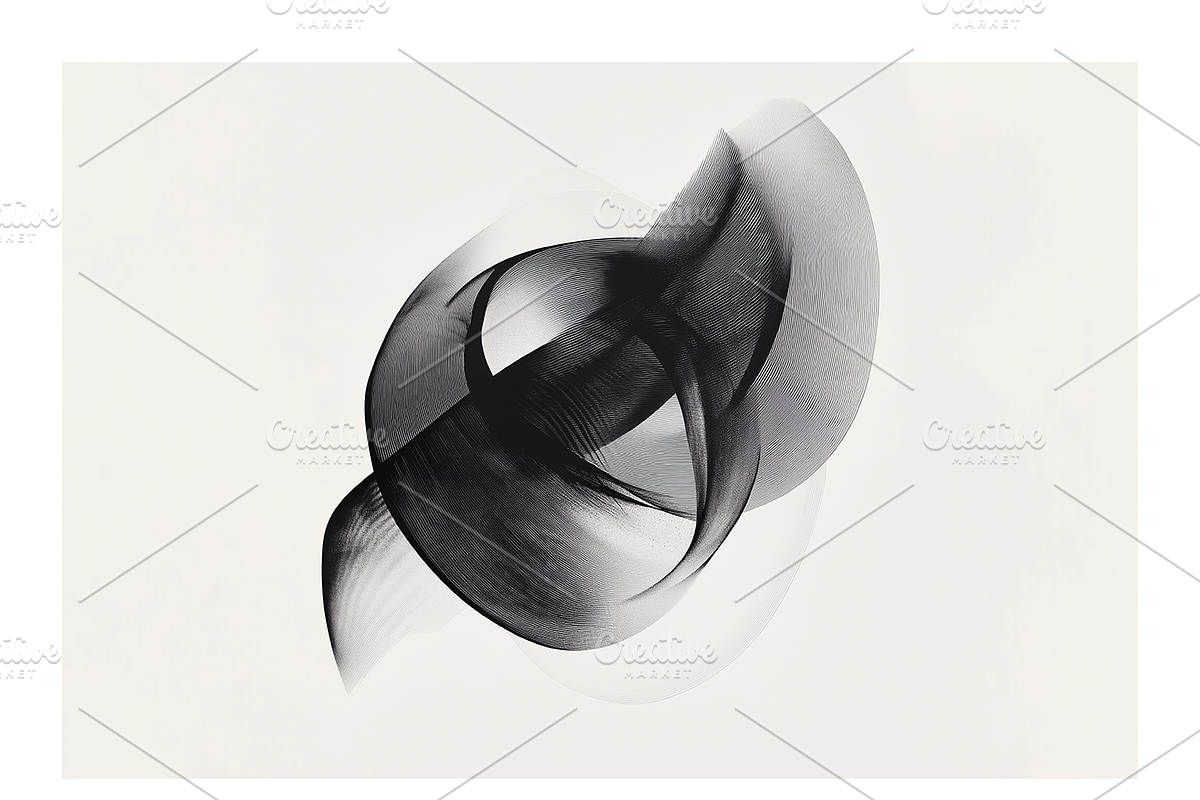 Miba Co · B&W Abstract Minimalism, a Texture Illustration by milatovar (Photo 18 of 20)