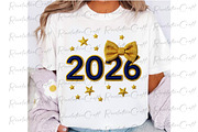Yarn Crochet New Year 2026 Png, an Illustration by OK Design (Thumbnail 3 of 4)