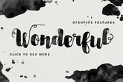 Sortdecai Brush Script, a Script Font by Swistblnk Std. (Thumbnail 2 of 6)