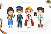 Cute Alphabet Professions. Part 2, an Object Graphic by Kate_Rina (Thumbnail 17 of 17)