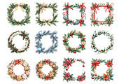 Christmas Frames, an Illustration by Design Market (Thumbnail 4 of 4)