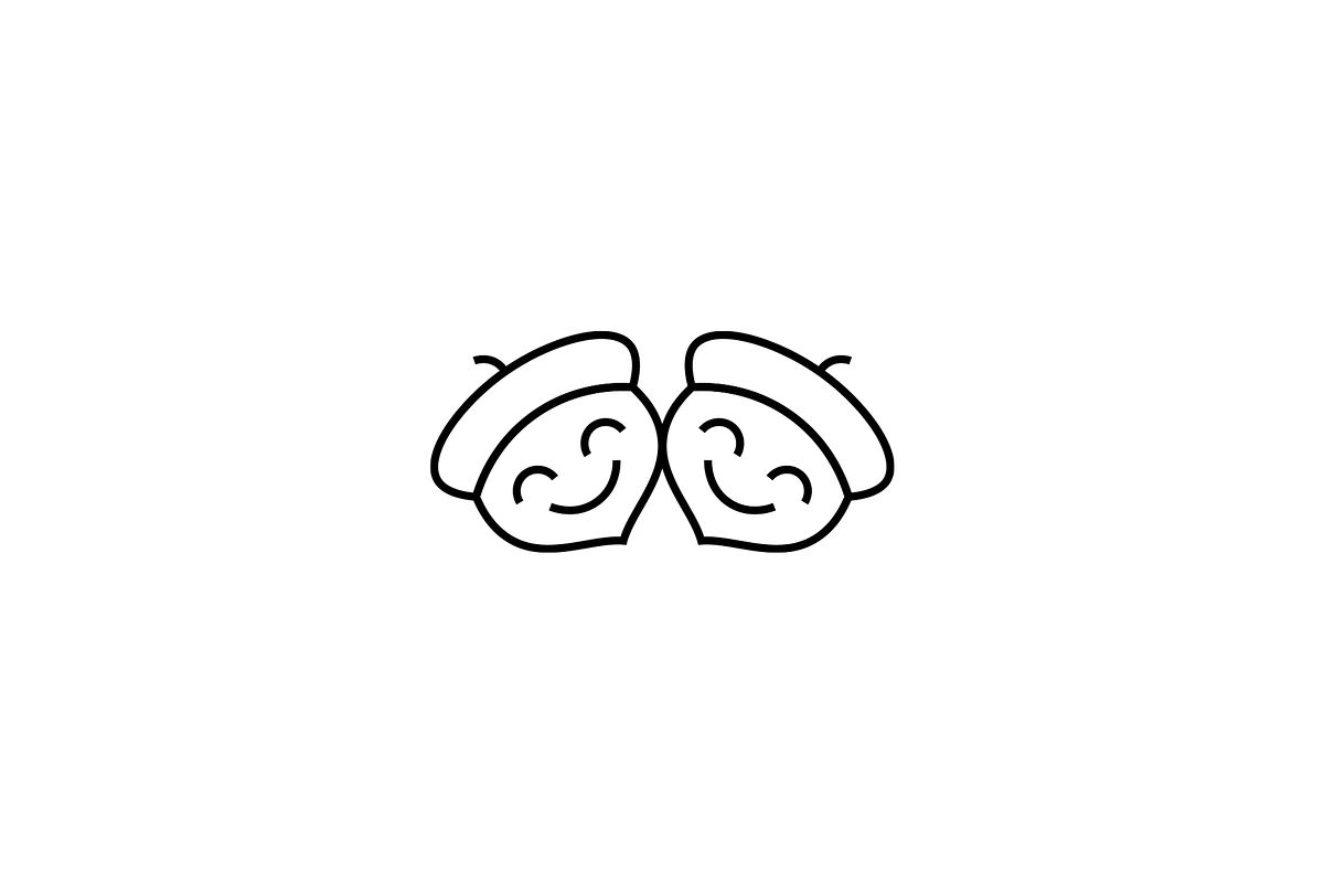 Minimalist Smile Nuts Logo, a Branding & Logo Template by Luxury Logos (Photo 3 of 4)