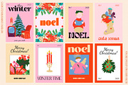 Retro Christmas Toys & Flowers, an Object Graphic by nadispasibenko (Thumbnail 9 of 12)