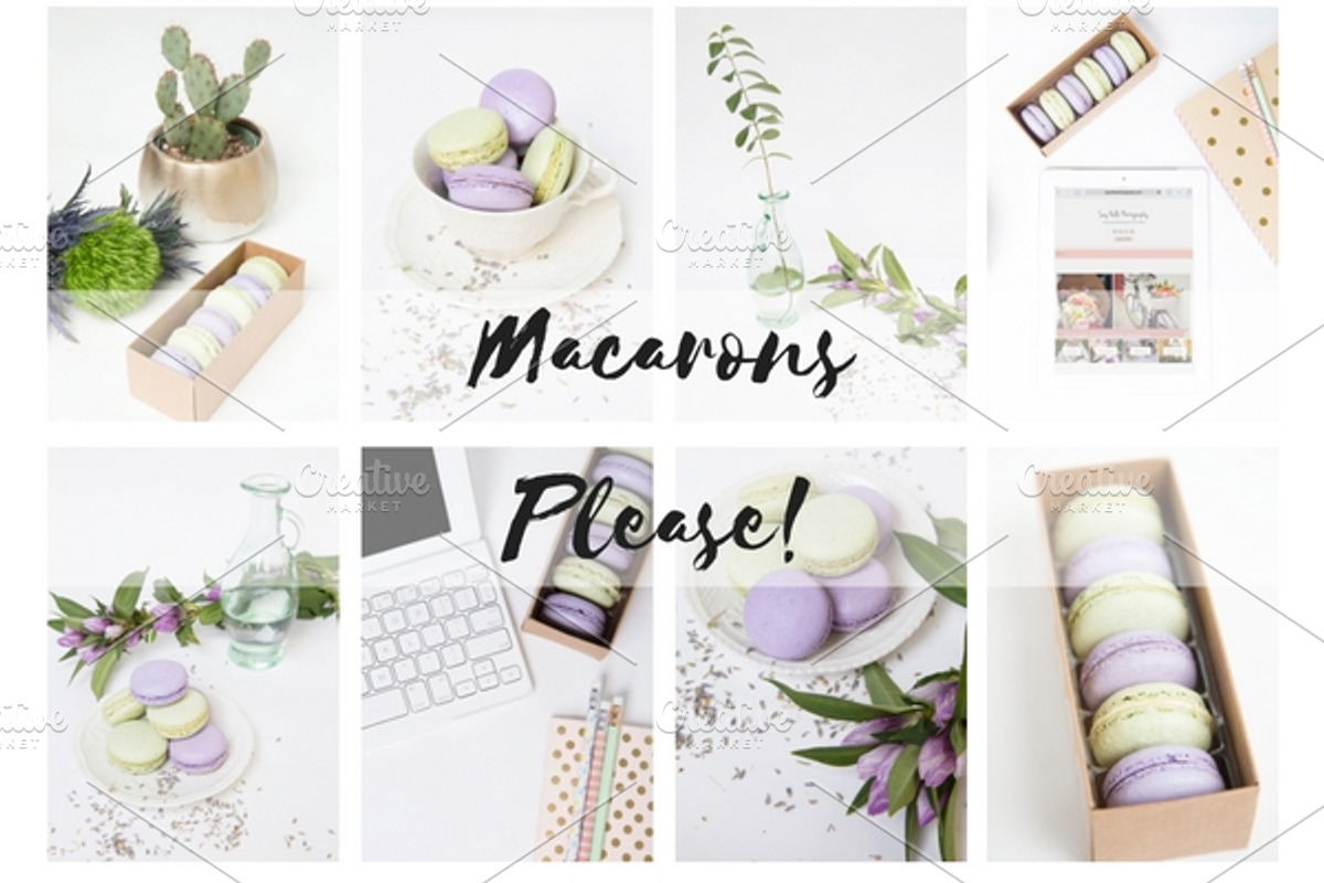 Macarons Photo Bundle & Mockups, an iPhone Mockup by Say Hello Photos (Photo 1 of 5)