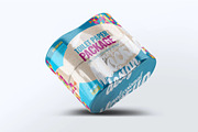 Toilet Paper Package Mock-Up, a Household Mockup by Se٧enStudio (Thumbnail 6 of 7)