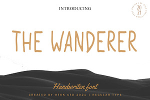 The Wanderer - Handwriting Font