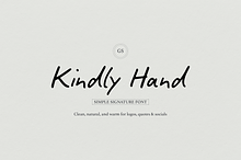 Kindly Hand — Simple Signature Font