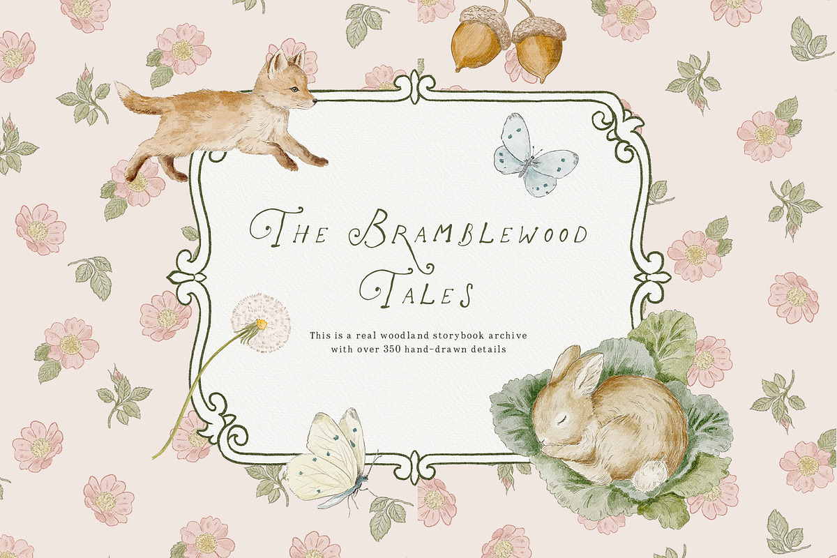 Bramblewood Tales Woodland Clipart, a Decorative Illustration by Muse Artist (Photo 9 of 29)