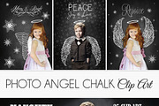 PHOTO ANGEL CHALK CLIPART, an Illustration by Artfanaticus (Thumbnail 1 of 5)