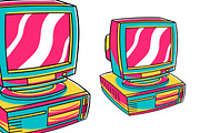 Computer (90's Vibe) Vector, an Object Graphic by MEDZ (Thumbnail 2 of 3)