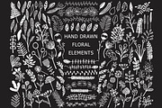 Hand drawn Floral Clipart Collection, a Background Graphic by IRSYART (Thumbnail 10 of 18)