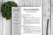 Resume & Cover Letter - Deliah, a Resume Template by Resume Template Shoppe (Thumbnail 2 of 4)