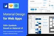 Material Design Kit for SketchApp, an UI Kit Template by Vitor Heinzen (Thumbnail 1 of 6)