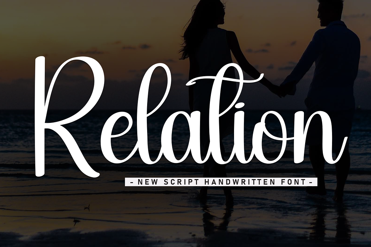 Relation | Script Font, a Handwritten Font by Scratchones (Photo 1 of 8)