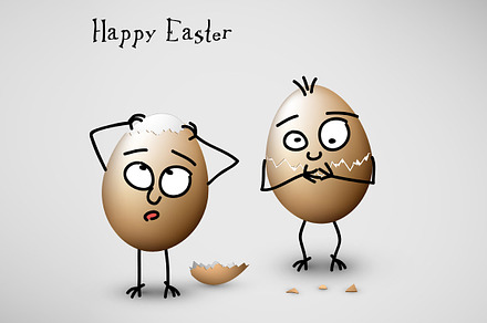 Happy Easter Funny Card, a Card Template by Orson