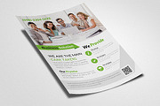 Employment Business Flyer Template, a Flyer Template by Psd Templates (Thumbnail 3 of 3)