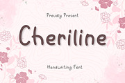 Cheriline, a Sans Serif Font by Aisyah (Thumbnail 1 of 3)