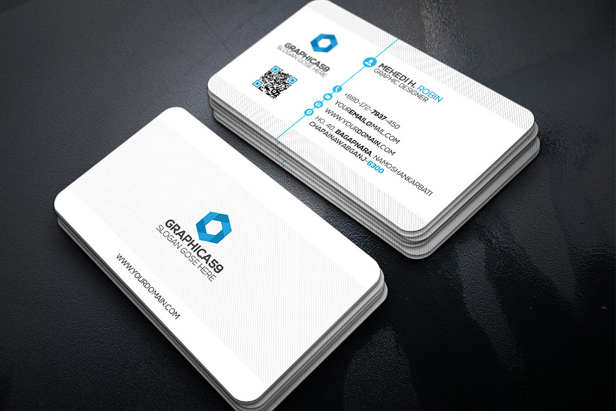 Simple Business Card Design vol-02, a Business Card Template by graphica59 (Photo 3 of 6)