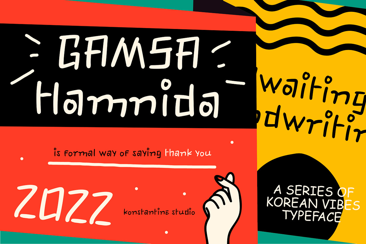Hwaiting Handwriting - Korean Vibes, a Font by Konstantine Studio (Photo 13 of 13)