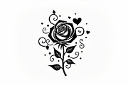 Romantic Rose Vector Pack, an Illustration by Designer_Momina (Thumbnail 7 of 9)