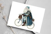 Watercolor Funny Christmas Clipart, an Illustration by Canvas Craft (Thumbnail 4 of 7)