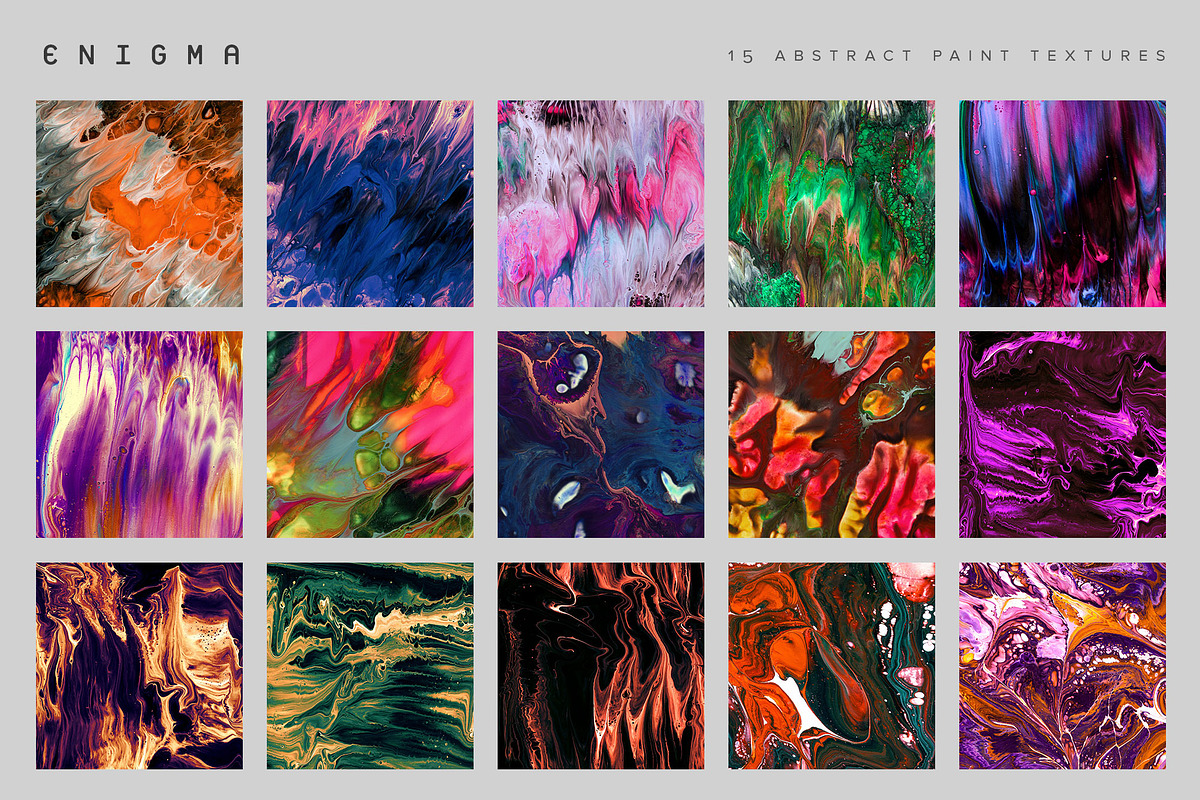 Enigma: 15 Abstract Paint Textures, a Texture Graphic by Chroma Supply (Photo 11 of 11)