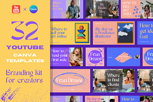 YouTube Branding Kit Canva Templates