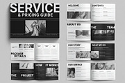 Service & Pricing Guide Landscape, a Brochure Template by E-Type (Thumbnail 1 of 7)