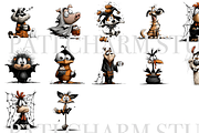 50 Quirky Halloween Clipart, an Illustration by Pati Charm Studio (Thumbnail 3 of 9)
